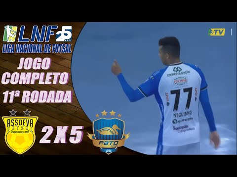 JOGO COMPLETO Assoeva 2x5 Pato | 11ª Rodada | LNF 2020 (04/10/2020)