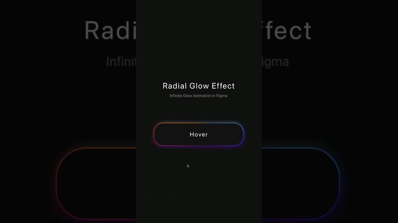 Glowing Gradient Button Animation in Figma ✨ #figma #figmatutorial #uxdesign