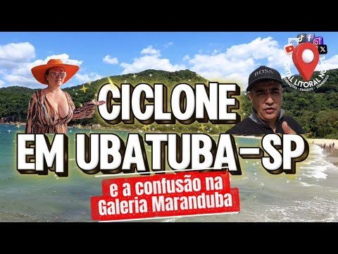Cyclone in São Paulo on the North Coast 🌴 Ubatuba ❤️ Fight at Maranduba Accessories #coast #Ubatuba