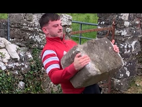 The Faha Graveyard lifting stones, 112kg Woman’s Stone and 162kg Men’s stone.