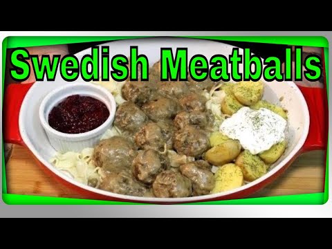 How to Make Delicious Swedish Meatballs with Lingonberry Jam!
