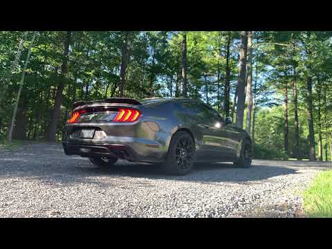 Mustang Ecoboost MBRP Race Exhaust | PD Tuning Burble Tune | Turbosmart Blow Off Valve Sound Clip 1