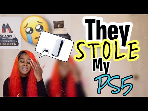 Kids stole my PS5 out my house & I had to file a report & report it STOLEN 😓 it was draining🤦🏽‍♀️