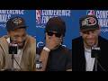 Jalen Brunson Josh Hart Mikal Bridges Funny Interview After Advancing To NBA Finals