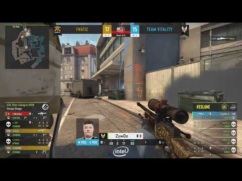 ZywOo 1v4 clutch vs Fnatic (Overpass)