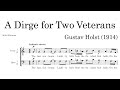 Gustav Holst - A Dirge for Two Veterans (1914)