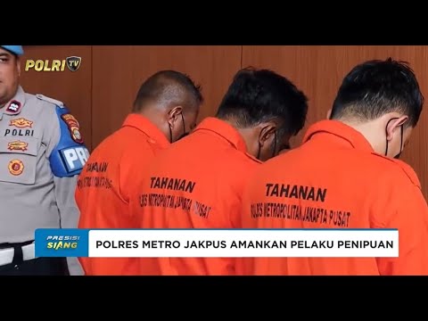 POLRES METRO JAKARTA PUSAT AMANKAN TIGA PELAKU PEMALSUAN SURAT