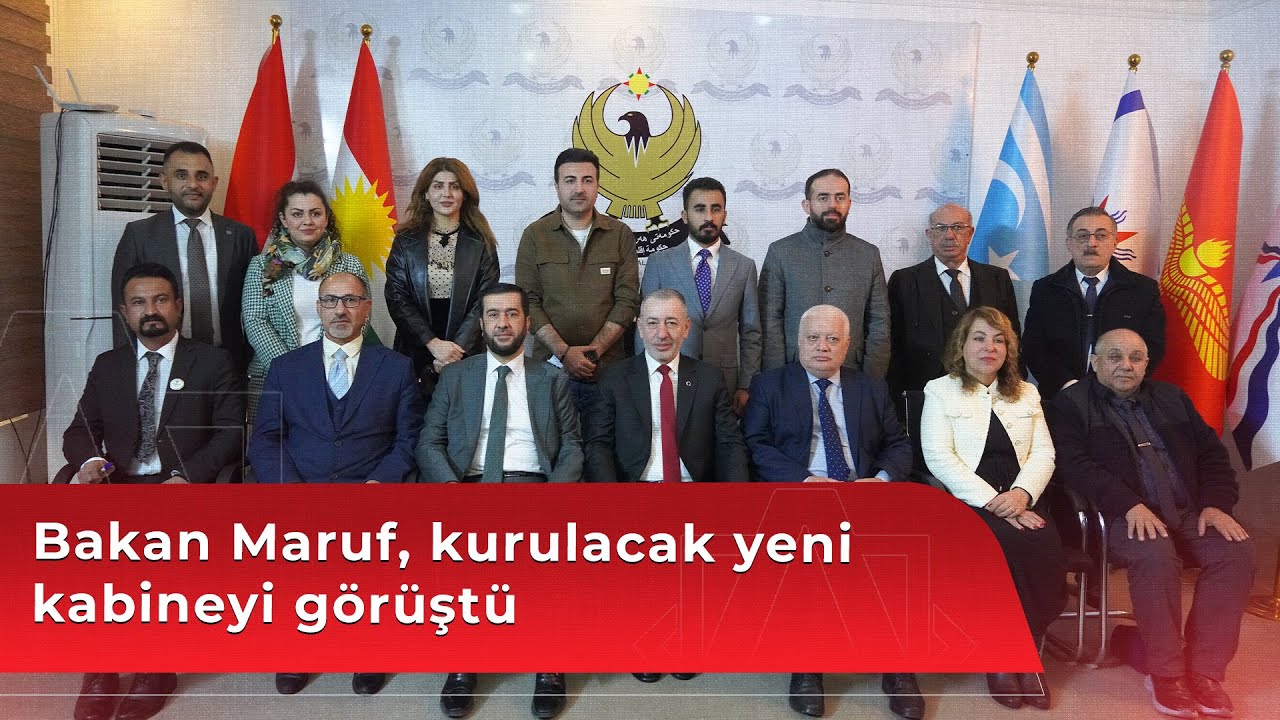 Bakan Maruf, kurulacak yeni kabineyi görüştü