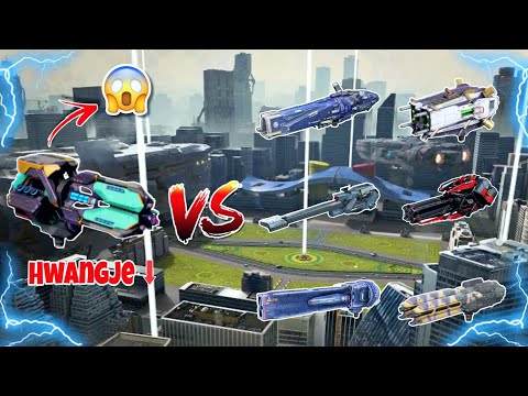 [WR] 🔥[Nerf]Hwangje VS Prisma, Flux, Reaper, Smuta, Deacy, Hornet Weapon Comparison|War Robots|