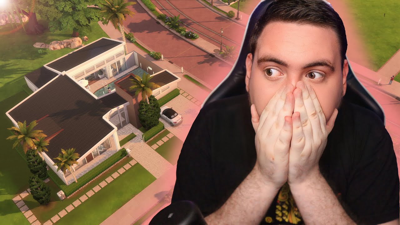 UMA DAS casas mais bonitas que já fiz com o JOGO BASE!!! │ The Sims 4 │ SLOW BUILD