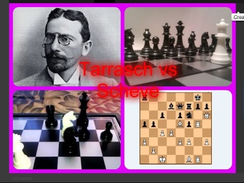 Pravi doktorski napad - TARRASCH vs SCHEVE -  Damin gambit # 704