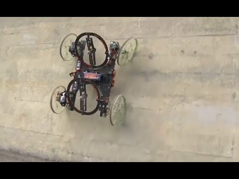 Wall climbing robot