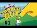Играем в The Simpsons:Tapped Out #1 (Начинаем строить ...