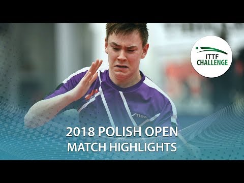 2018 Polish Open Highlights I  Hung Tzu-Hsiang vs Andreas Dilling (Qual)