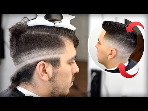 HOW TO FADE HAIR IN LAYERS FOR BEGINNERS | STEP BY STEP HIGH FADE COMBOVER TUTORIAL |BARBER TUTORIAL