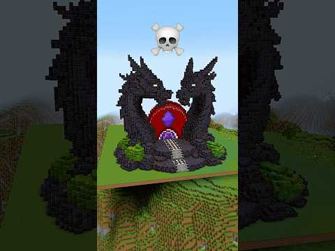 Minecraft Nether Portal House Build Battle - Noob vs Pro vs Hacker vs God #shorts #minecraft