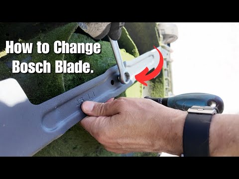 HOW TO Change a Bosch Rotak Lawn Mower Blade
