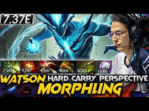 Crazy Play Watson Morphling VS Skiter Wraith King Hard Carry Gaimin Gladiators vs Team Falcons 7.37E