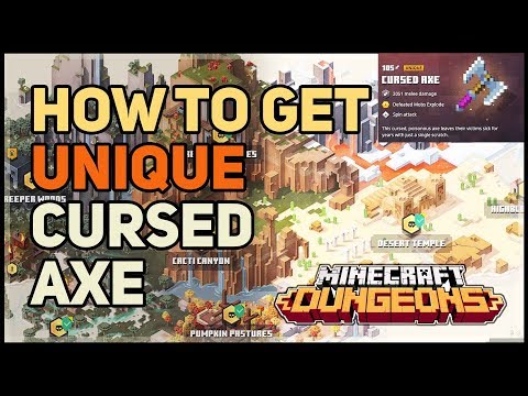 WoW Quests - How to get Cursed Axe Unique Double Axe Minecraft Dungeons