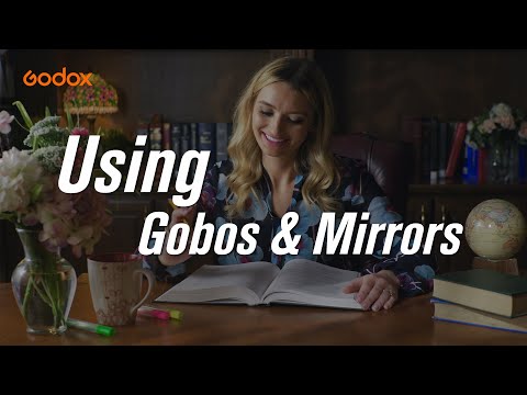 Operational video with tips from Godox on how to use gobos and mirrors