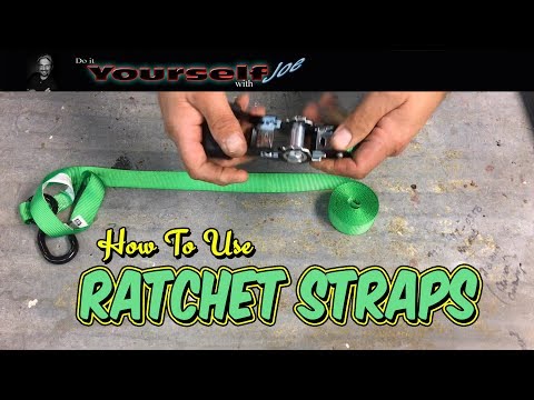 Ratchet Straps, how to use ratchet straps and tie down straps