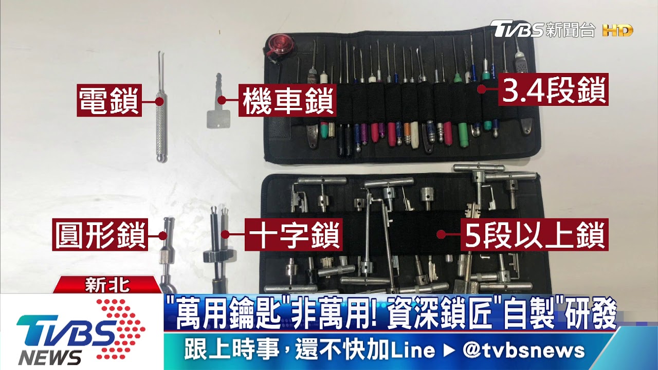 「萬用鑰匙」非萬用! 資深鎖匠「自製」研發