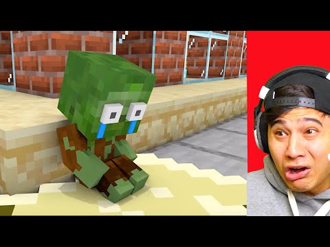 Monster School: Sad Zombie Girl Baby is Homeless Minecraft Animation Video