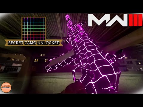 How To Unlock SHIFTING GRID Camo (SECRET) - MW3