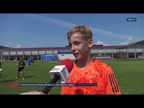 Futbalový kemp Partizána Bardejov sa teší veľkému záujmu