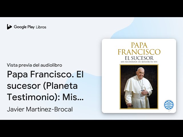 Vídeo relacionado con Papa Francisco. El sucesor: Mis recuerdos de Benedicto XVI (Planeta Testimonio)