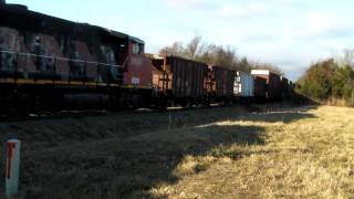 preview picture of video 'Kiamichi RR (KRR 3814) at Corinth, Ok. 01/22/2010 ©'
