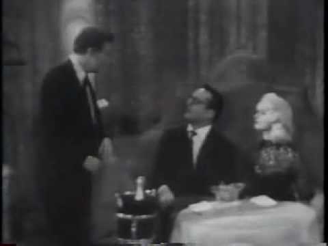 Sabrina (Norma Sykes) with Tom Poston on Steve Allen Show, 1958