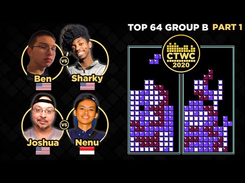 2020 CTWC BEGINS! TETRIS Group B - Pt. 1 (see description for format)