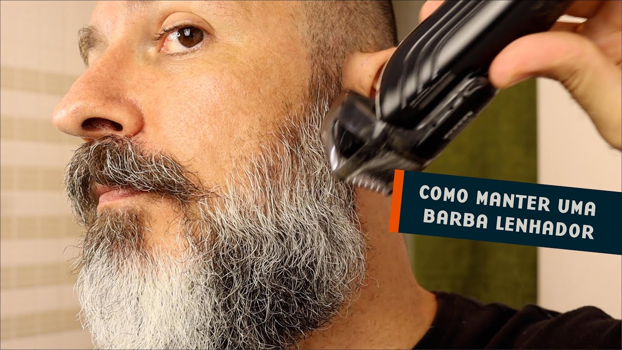 Manutenção de uma Barba Lenhador em Casa