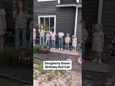 Birthdays For Our 12 Kids 🥳🥰😍 #shorts