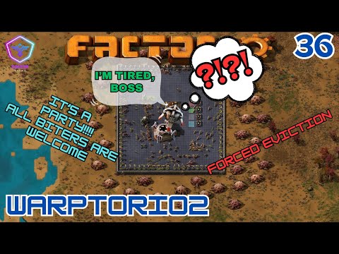 Nuclear power and distractions [Factorio: Warptorio2 | E36]