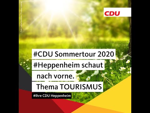 CDU Sommertour 2020 Thema Tourismus