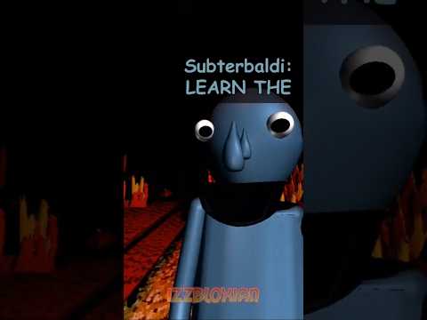 Baldi meets SUBTERBALDI