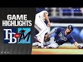 Rays vs. Marlins Game Highlights (6/4/24) | MLB Highlights
