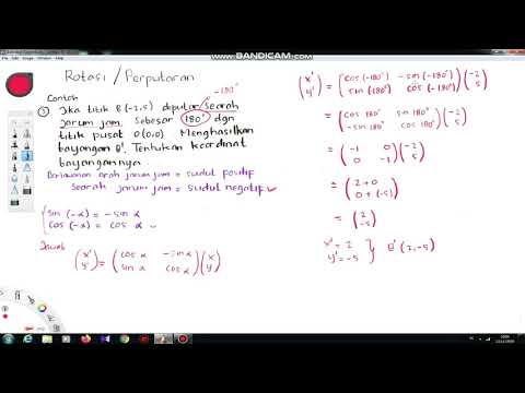 transformasi geometri bagian 3 rotasi