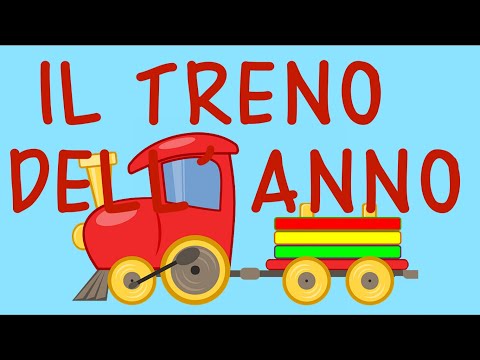 Il TRENO DELL'ANNO -mesi- canzone- link con testo e attività