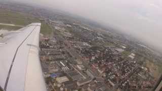 preview picture of video 'Helvetic Fokker 100 departure from Warsaw as LX1343'