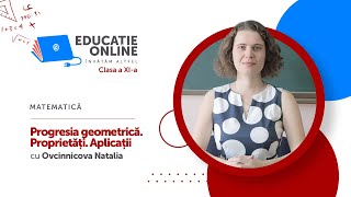  Progresia geometrică. Proprietăți. Aplicații