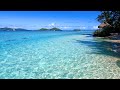 Blue Bliss 3 Hour Real Life Screensaver With Ocean Sounds Bora Bora In 4K