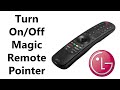 How To Turn LG TV Magic Remote Pointer ON or OFF