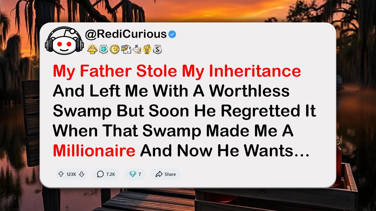 My Father Stole My Inheritance And Left Me With A Swamp — He Regrets It Now That I’m A Millionaire..