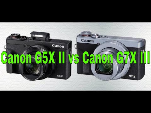 Canon G7X III vs Canon G5X II