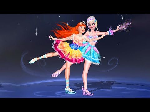 Frozen: Glow Up Elsa Anna Into Ballet Actress - Disney Princesses Transformation
