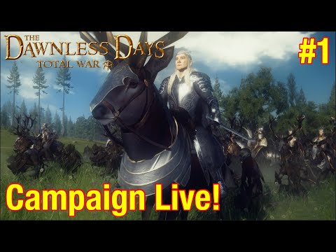The Rise Of The Elves! - Woodland Realm Campaign #1 - Dawnless Days Total War!