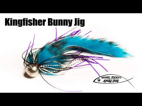 Kingfisher Bunny Jig - hair- and fur strip jig tying...
